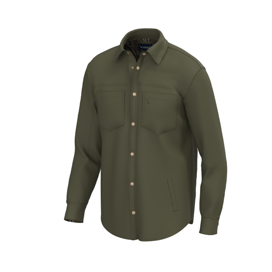 Local Boy Sportsman's Shacket II Cedar Local Boy Outfitters
