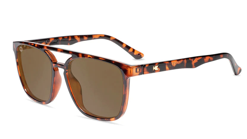Knockaround Glossy Tortoise Shell / Amber Brightsides Sunglasses Knockaround