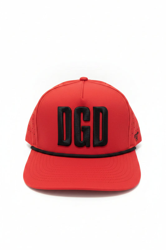 Happy Threads DGD Hat Red Happy Threads