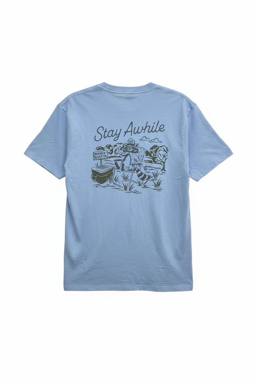 Marsh Wear Stay Awhile Short Sleeve Hazy Blue Marsh Wear