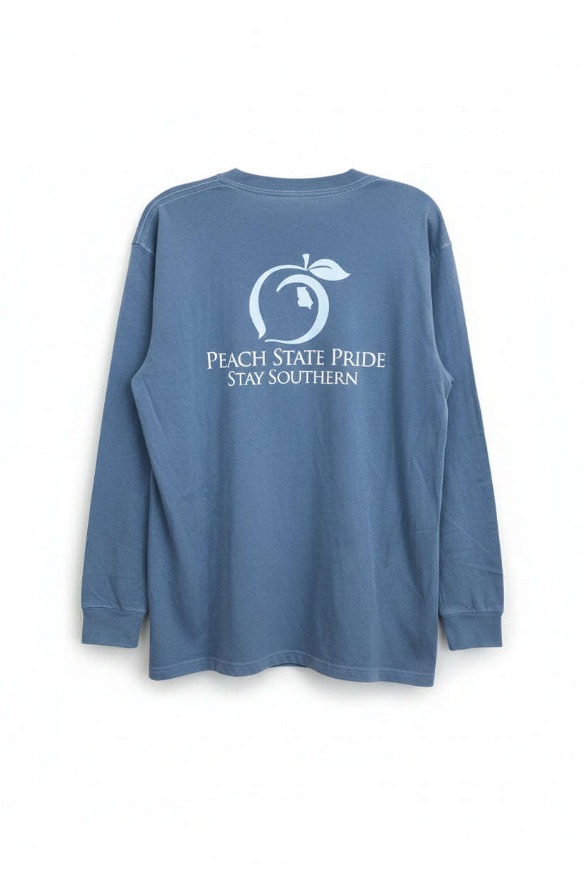 Peach State Pride Statesboro, GA Long Sleeve Hometown Tee Peach State Pride