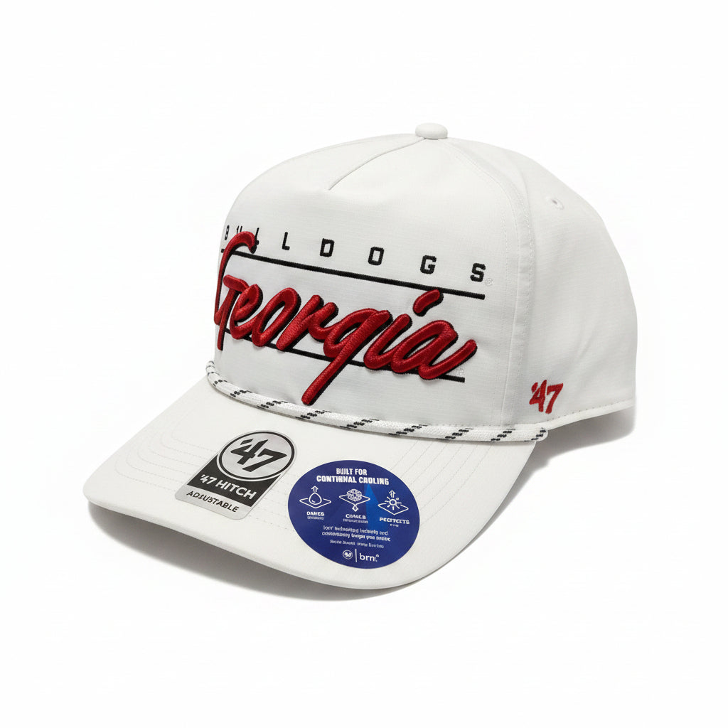 47 Brand GEORGIA BULLDOGS Condor Hitch Hat White 47 Brand