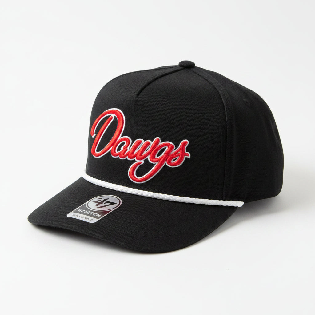 47 Brand GEORGIA BULLDOGS OSF Black Hitch Hat 47 Brand