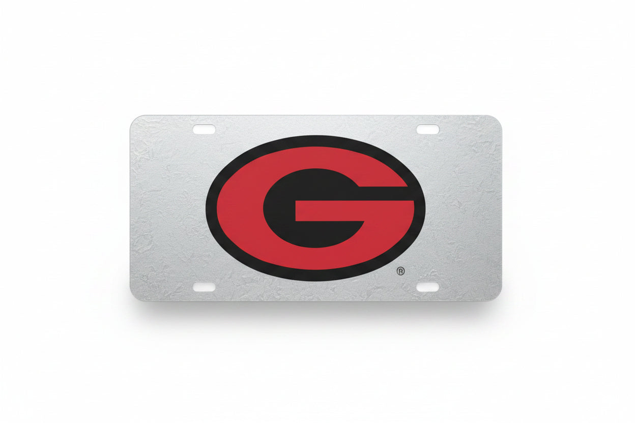 Craftique Georgia Bulldogs Laser Wilver/Black/Red G Tag Craftique