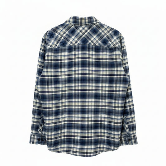 Huk Ravenel Long Sleeve Flannel Shirt Blue Huk