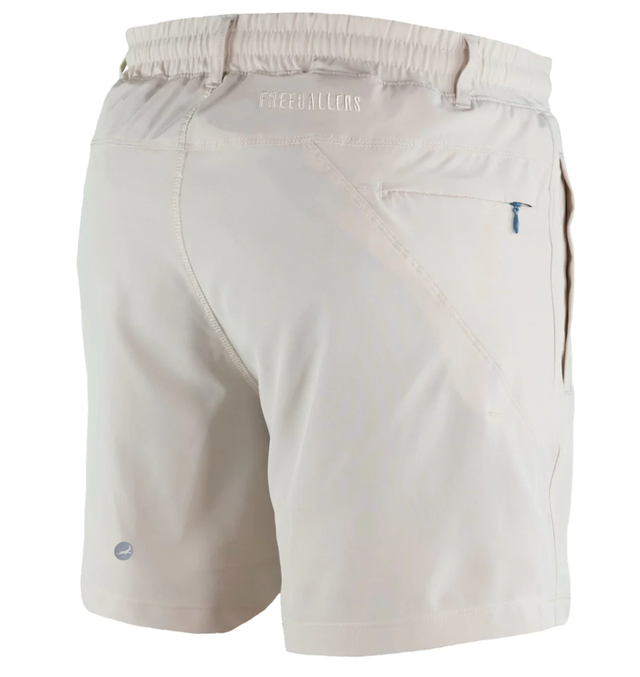 Meripex 6" Freeballer Sports Shorts Stone Khaki Meripex Apparel