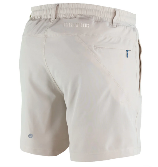Meripex 6" Freeballer Sports Shorts Stone Khaki Meripex Apparel