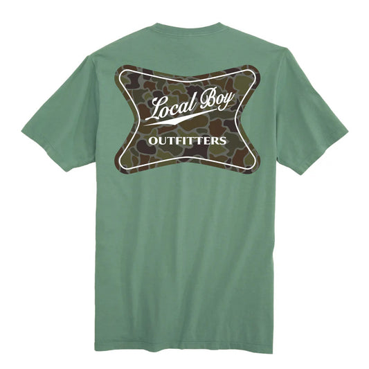 Local Boy High Badge OD SS Tee Light Green Local Boy Outfitters