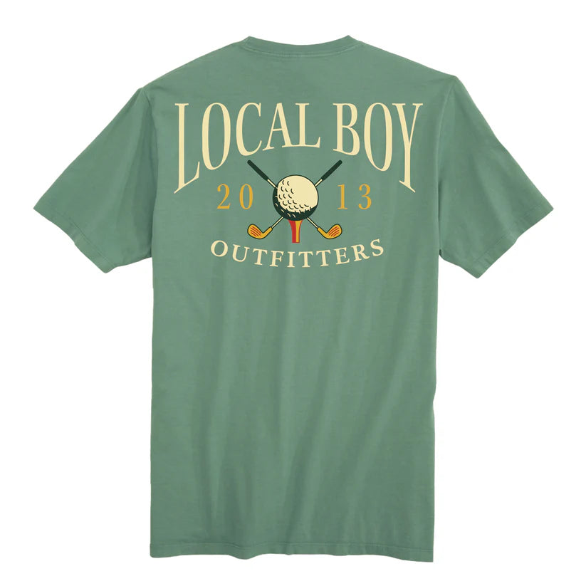 Local Boy Golf Society SS Tee Light Green Local Boy Outfitters