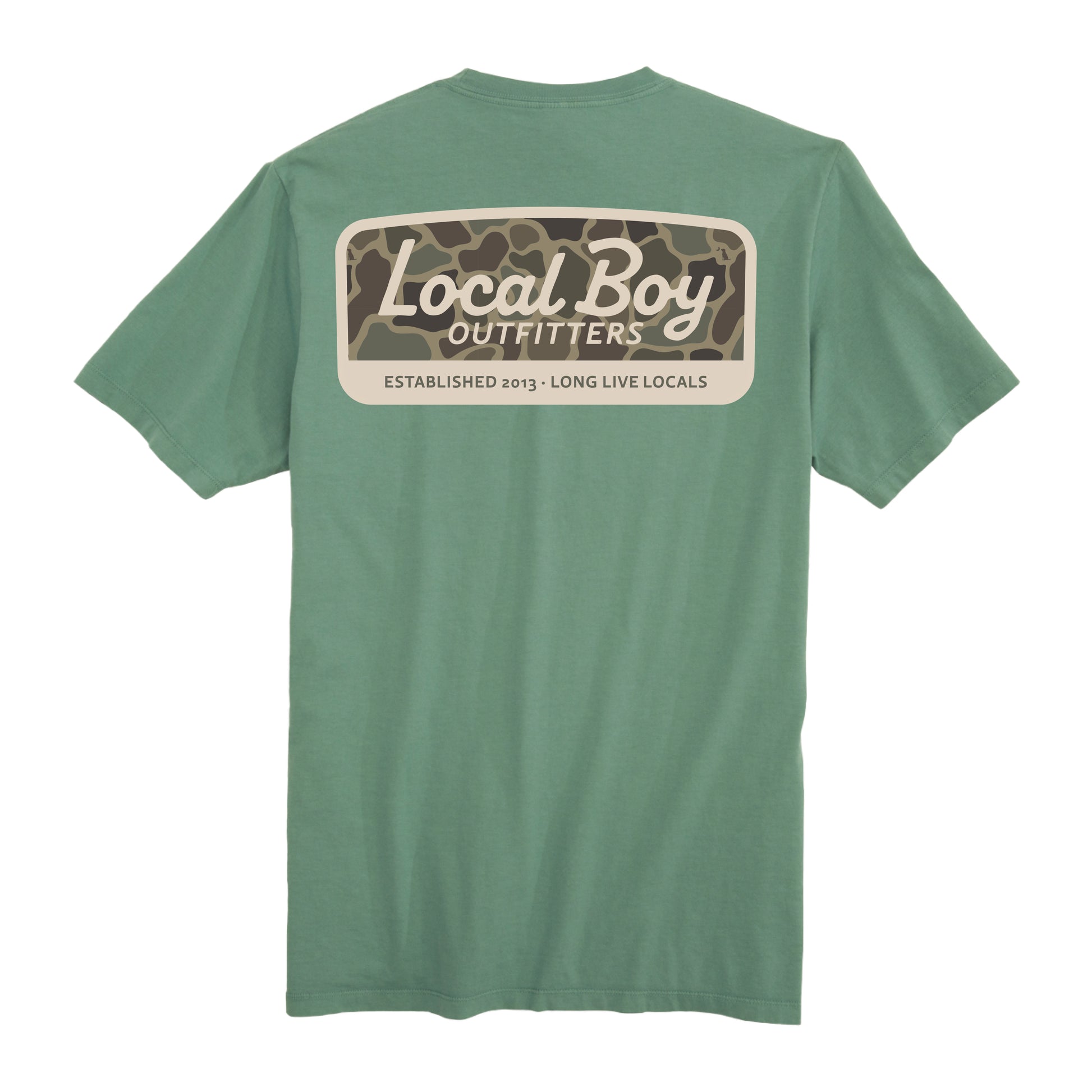 Local Boy Youth Brush Camo Mark SS Tee Local Boy Outfitters