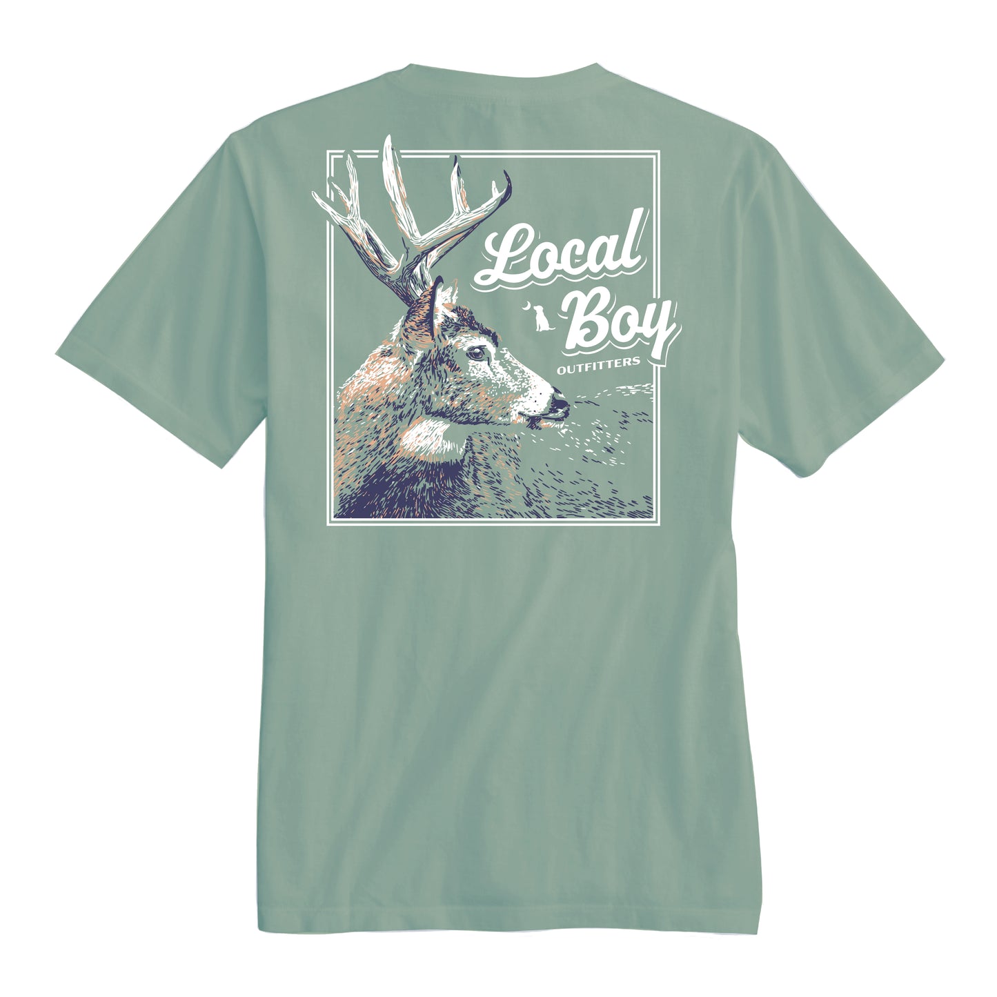 Local Boy Stag Profile SS Tee Local Boy Outfitters