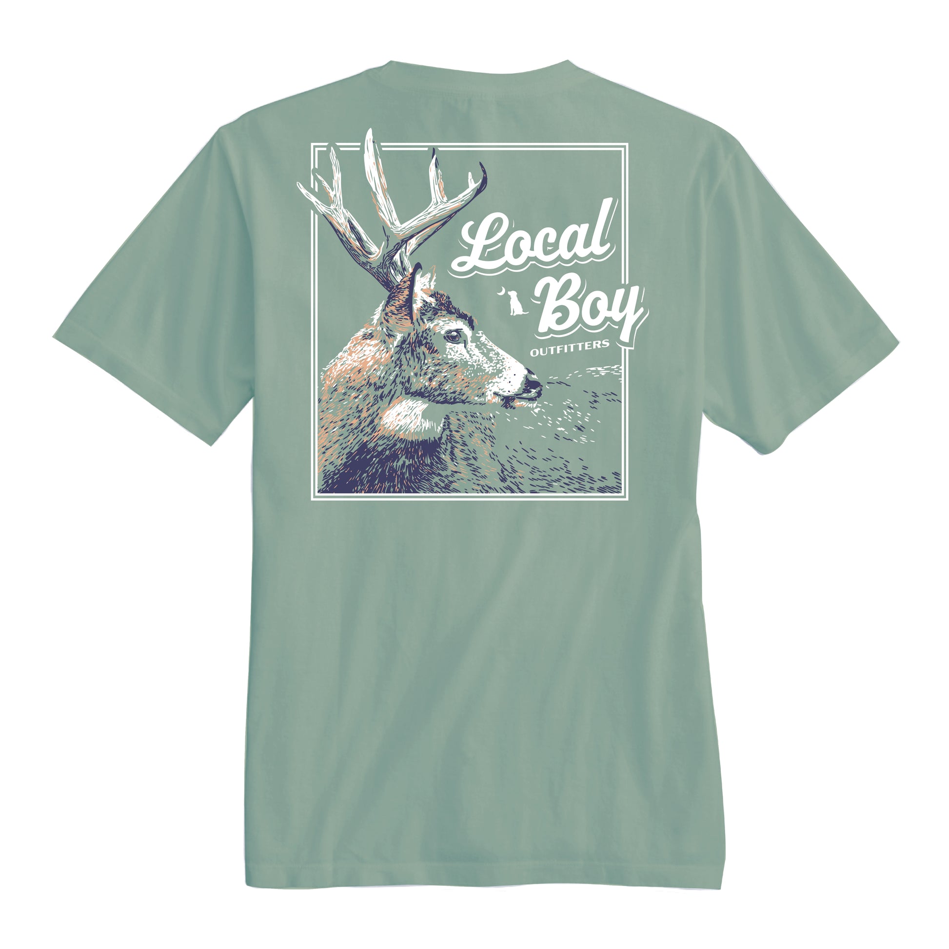 Local Boy Stag Profile SS Tee Local Boy Outfitters