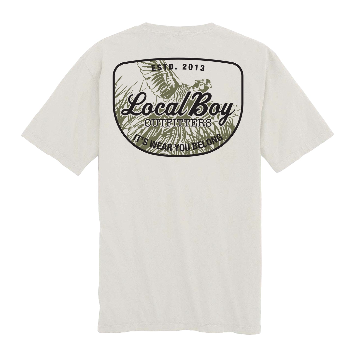 Local Boy Pheasant Patch SS Tee Local Boy Outfitters
