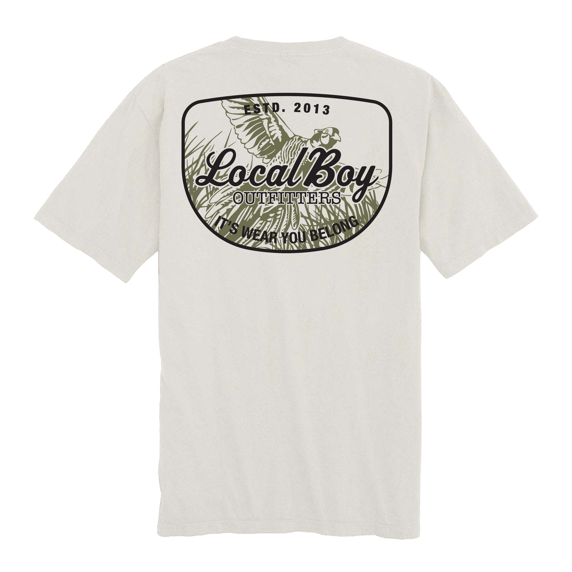 Local Boy Pheasant Patch SS Tee Local Boy Outfitters