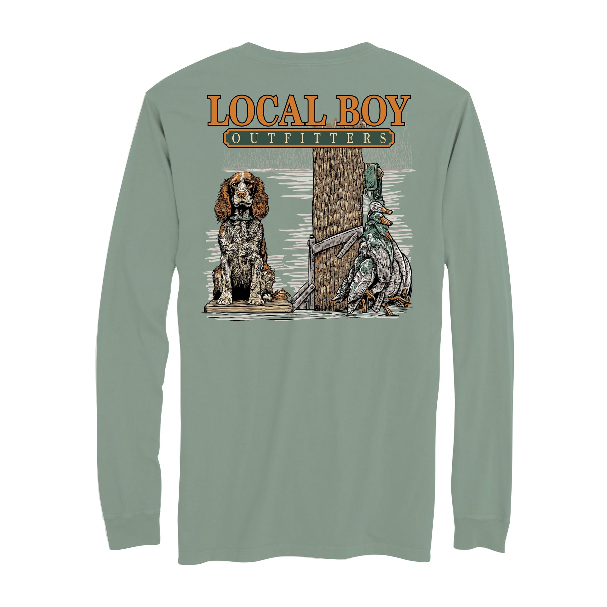 Local Boy Youth Spaniel Stand LS Tee Local Boy Outfitters