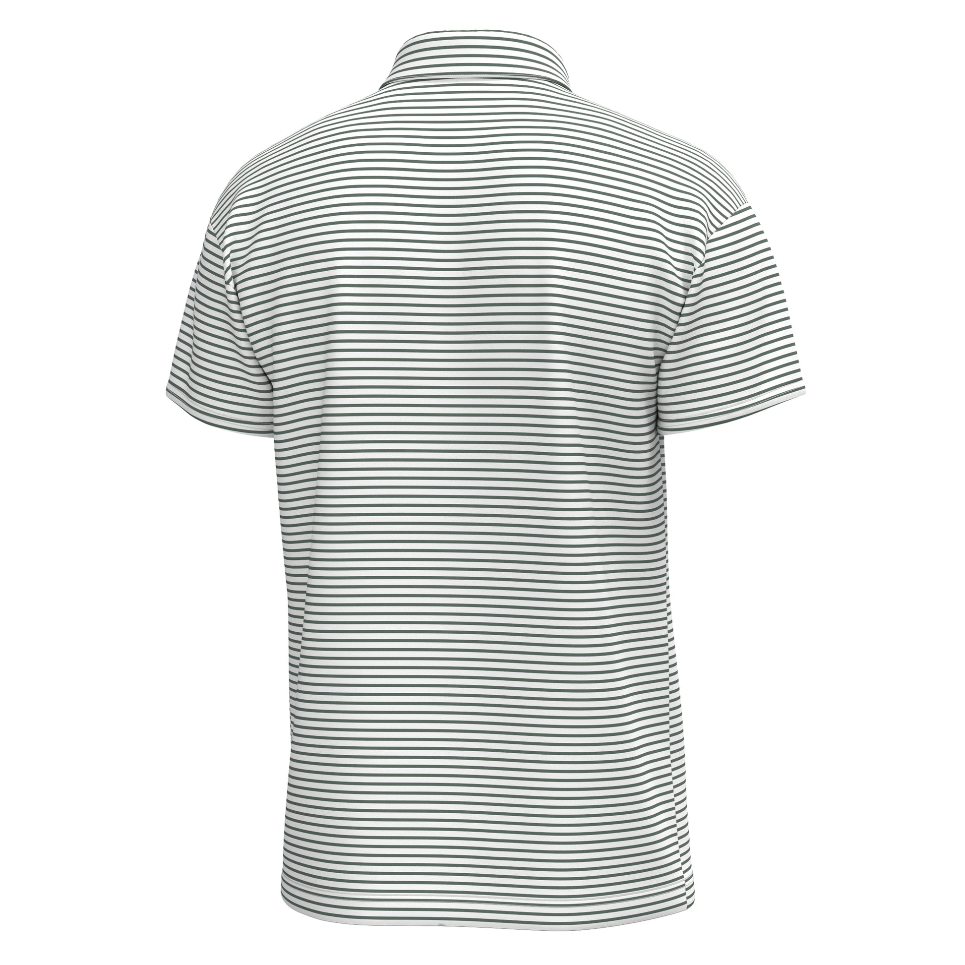 Local Boy Edisto Polo Dark Green and White Local Boy Outfitters