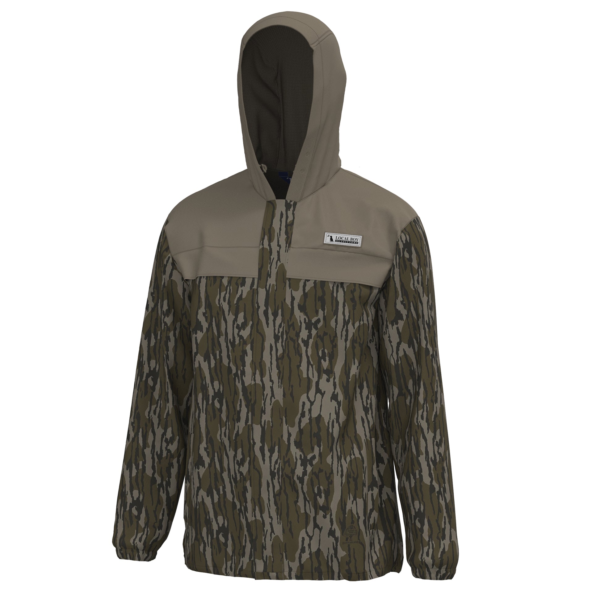 Local Boy Rain Jacket Mossy Oak Original Bottomland Local Boy Outfitters