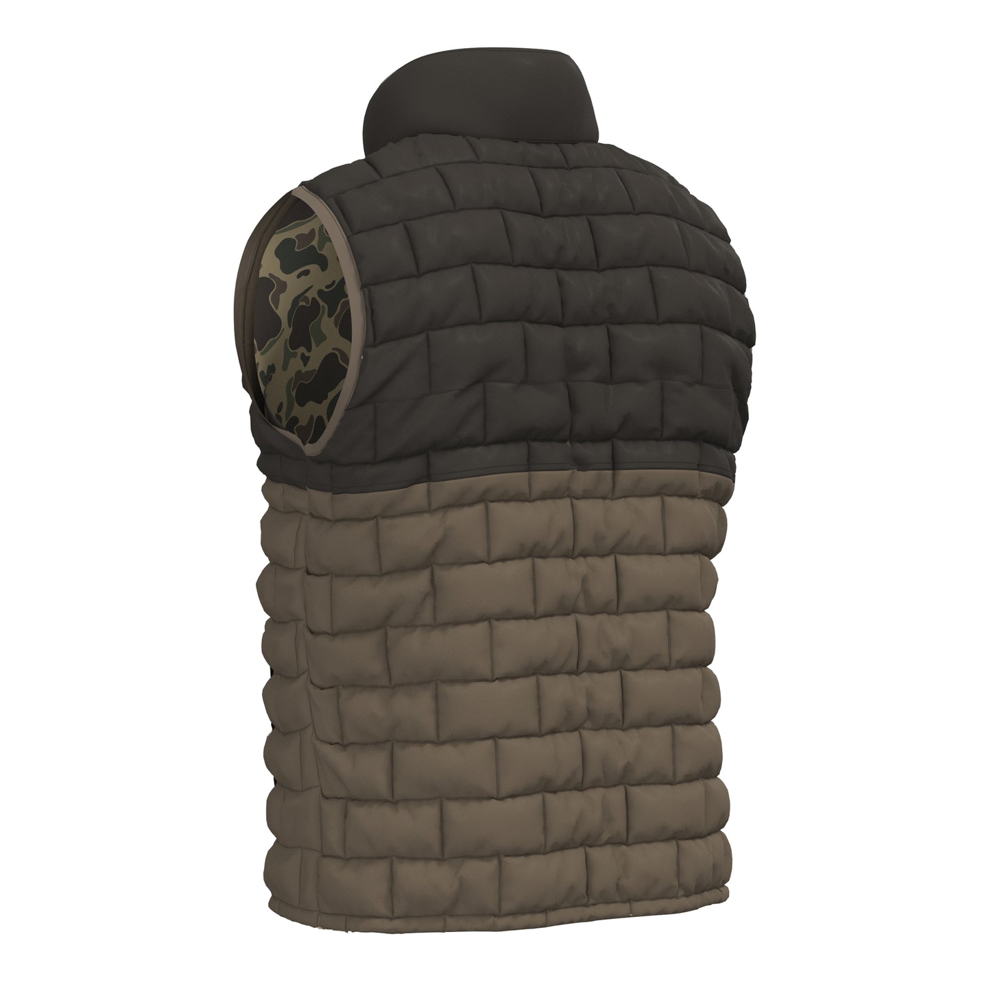 Local Boy Duck Down Vest Retro Camo Local Boy Outfitters