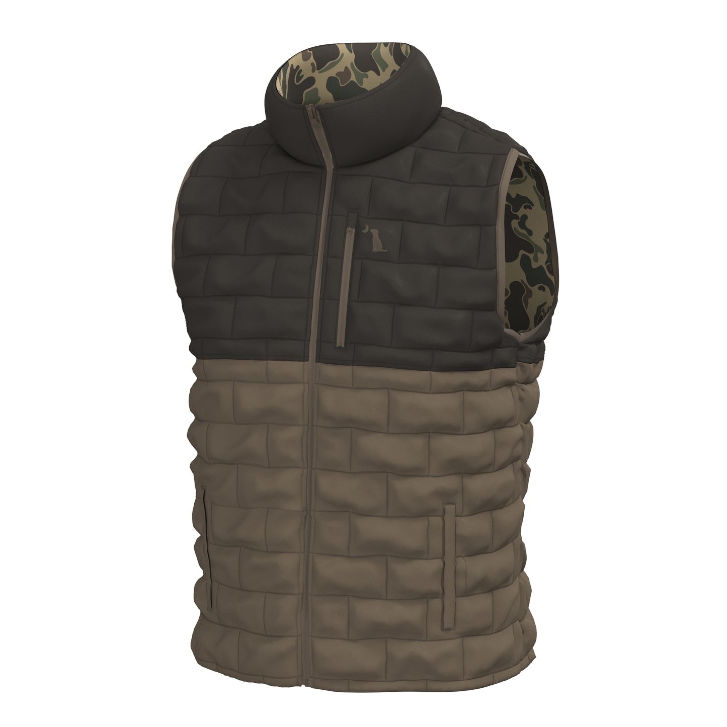 Local Boy Duck Down Vest Retro Camo Local Boy Outfitters