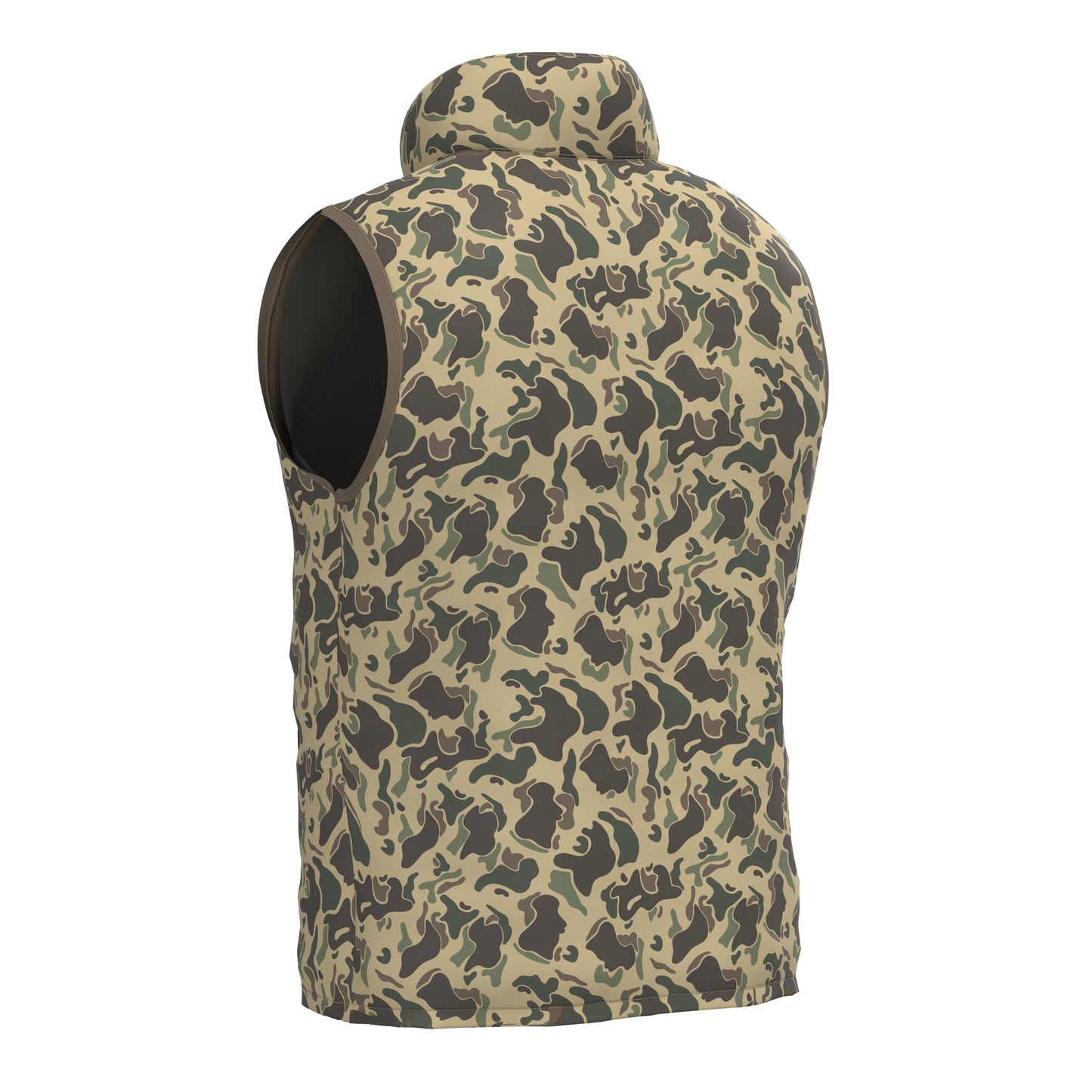 Local Boy Duck Down Vest Retro Camo Local Boy Outfitters
