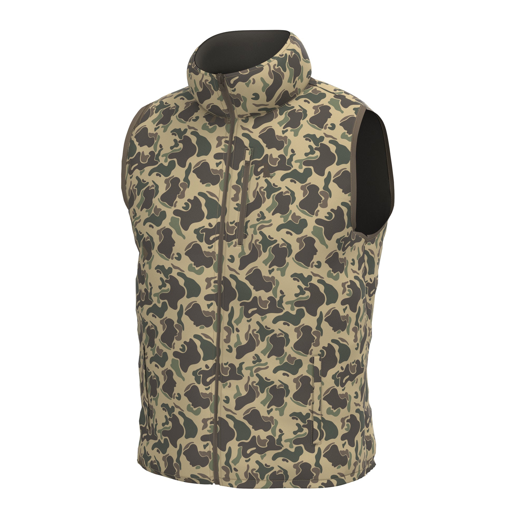 Local Boy Duck Down Vest Retro Camo Local Boy Outfitters