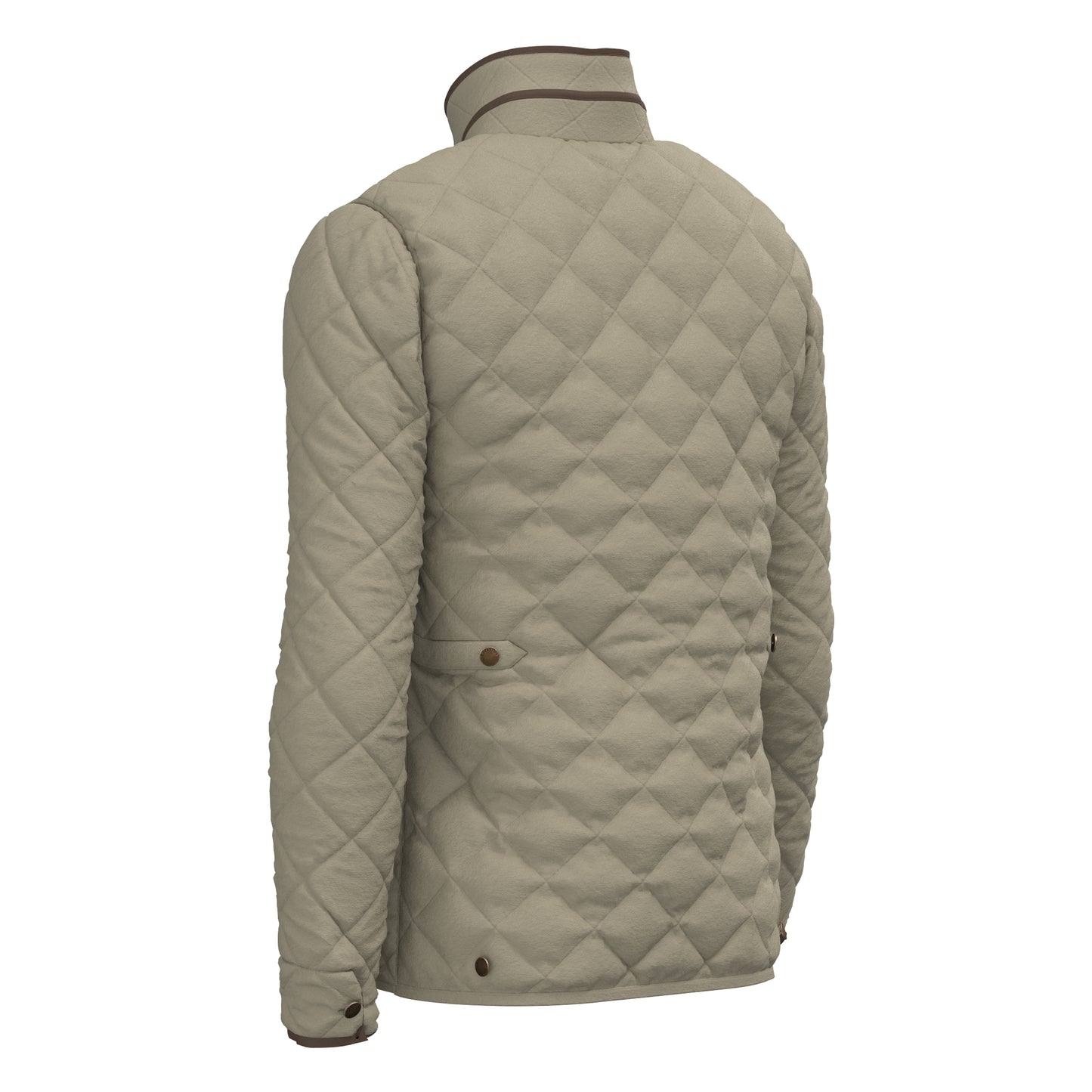 Local Boy Diamond Quilted Jacket Beige Local Boy Outfitters
