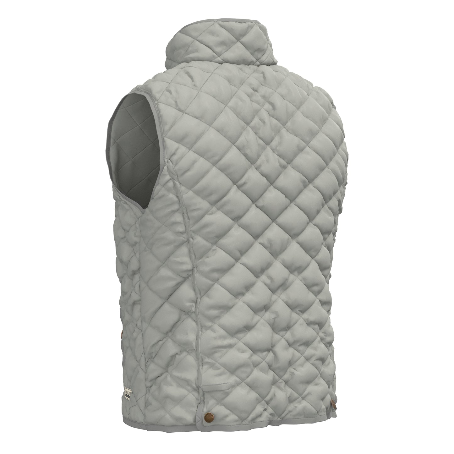 Local Boy Diamond Quilted Vest Ash Local Boy Outfitters