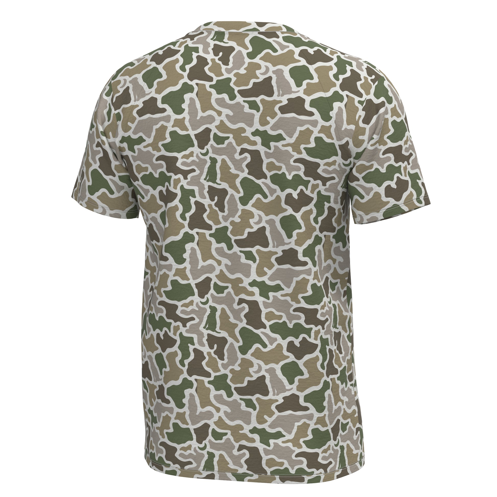 Local Boy S/S Heather Blend Crew Dog and Moon Camo Local Boy Outfitters