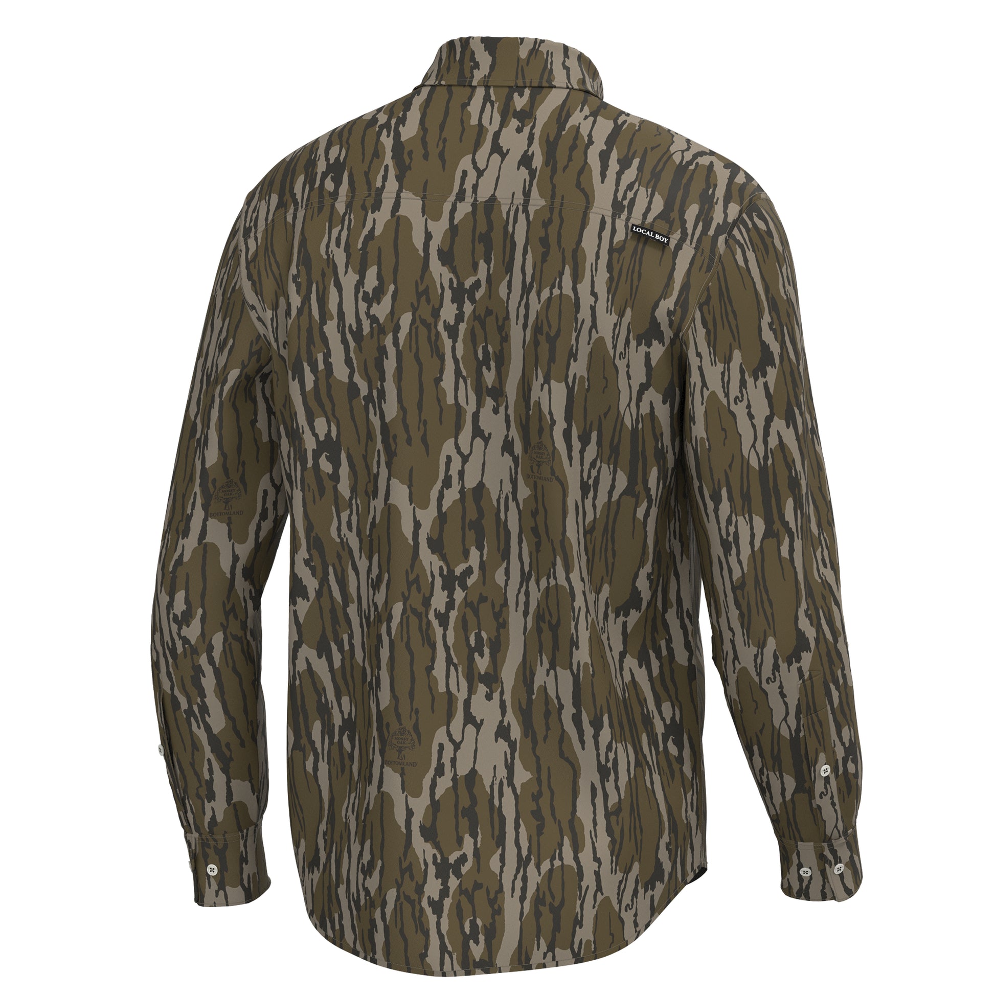Local Boy Camo Button Up Mossy Oak Original Bottomland Local Boy Outfitters