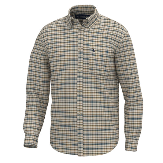 Local Boy Youth Scott Dress Shirt Sand / Rust / Navy Local Boy Outfitters