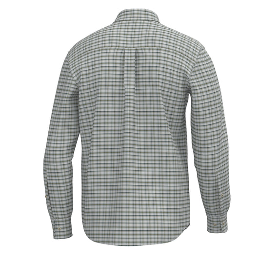 Local Boy Youth McNally Dress Shirt Silver/Smoky Teal/Olive Local Boy Outfitters