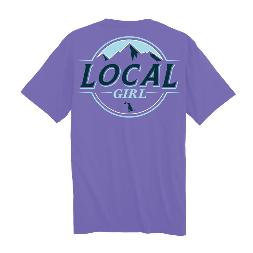 Local Girl Local Latte SS Tee Violet Local Girl Outfitters