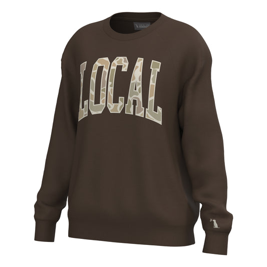 Local Girl Outfitters Crescent Crew Espresso Local Girl Outfitters