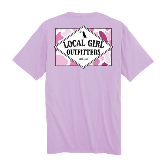 Local Girl Outfitters Founder's Flag Pink LCF SS Tee Orchid