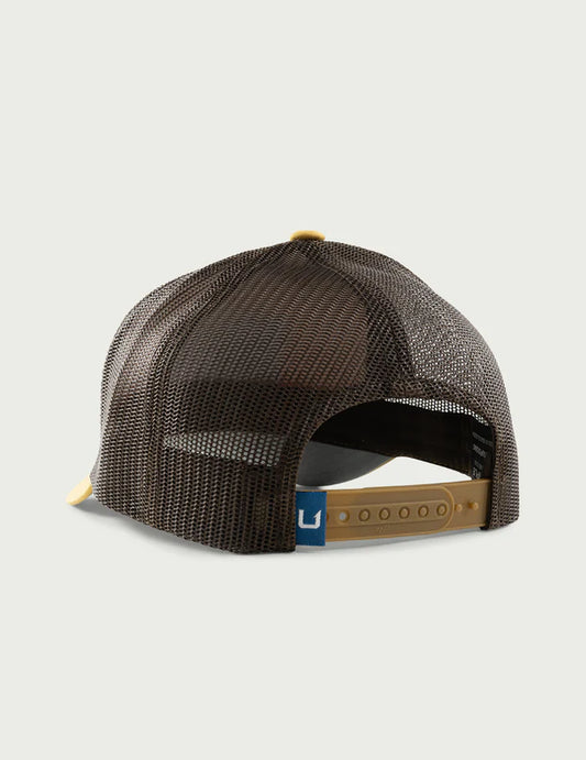 Huk Lab Patch Trucker Hat Sand Piper