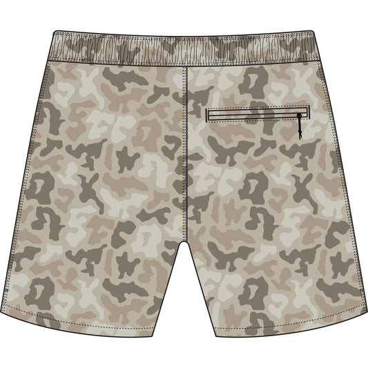 Aftco Strike Shorts Printed Sand Grouper Camo Aftco