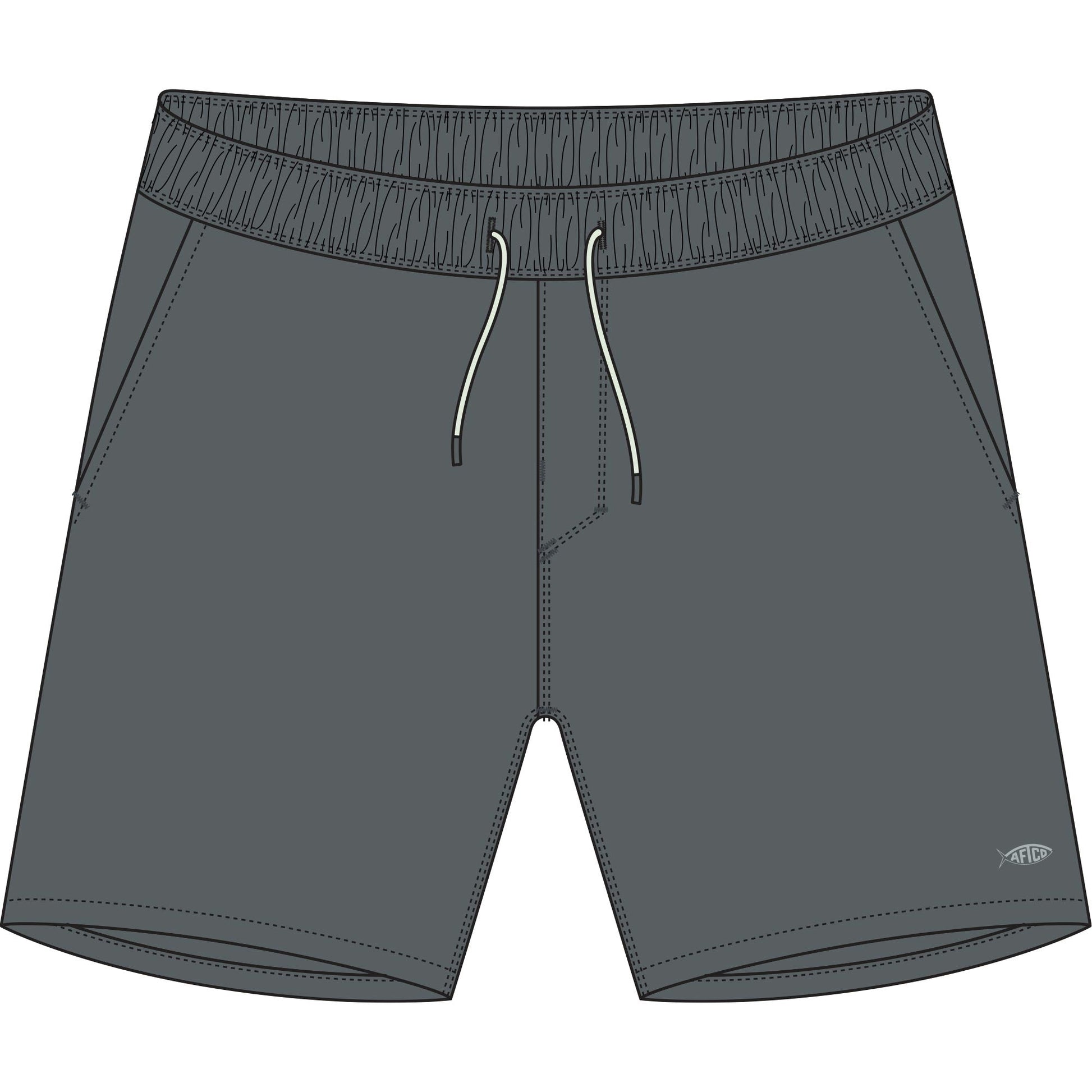 Aftco Strike Swim Shorts Charcoal Aftco