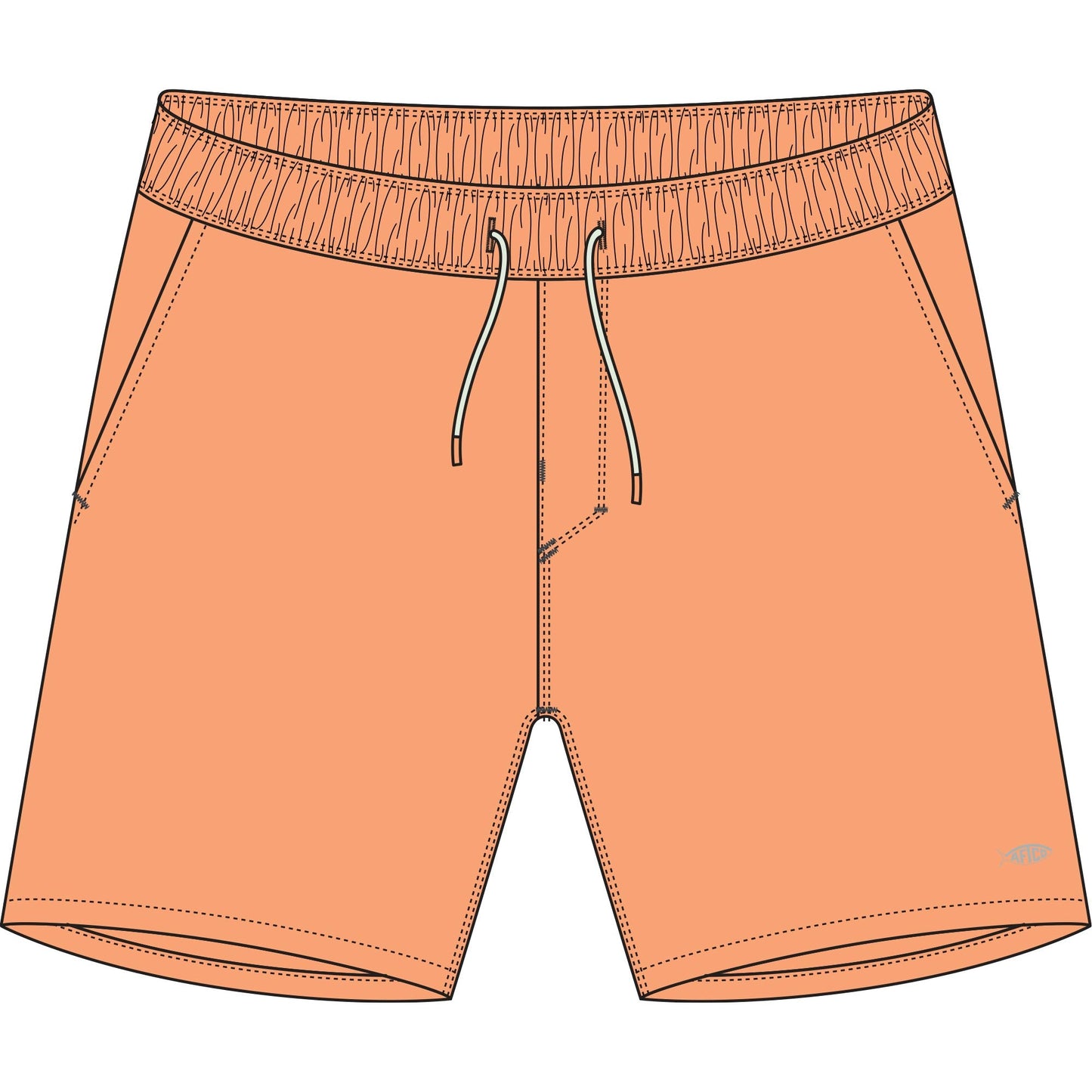 Aftco Strike Swim Shorts Coral Sands Aftco