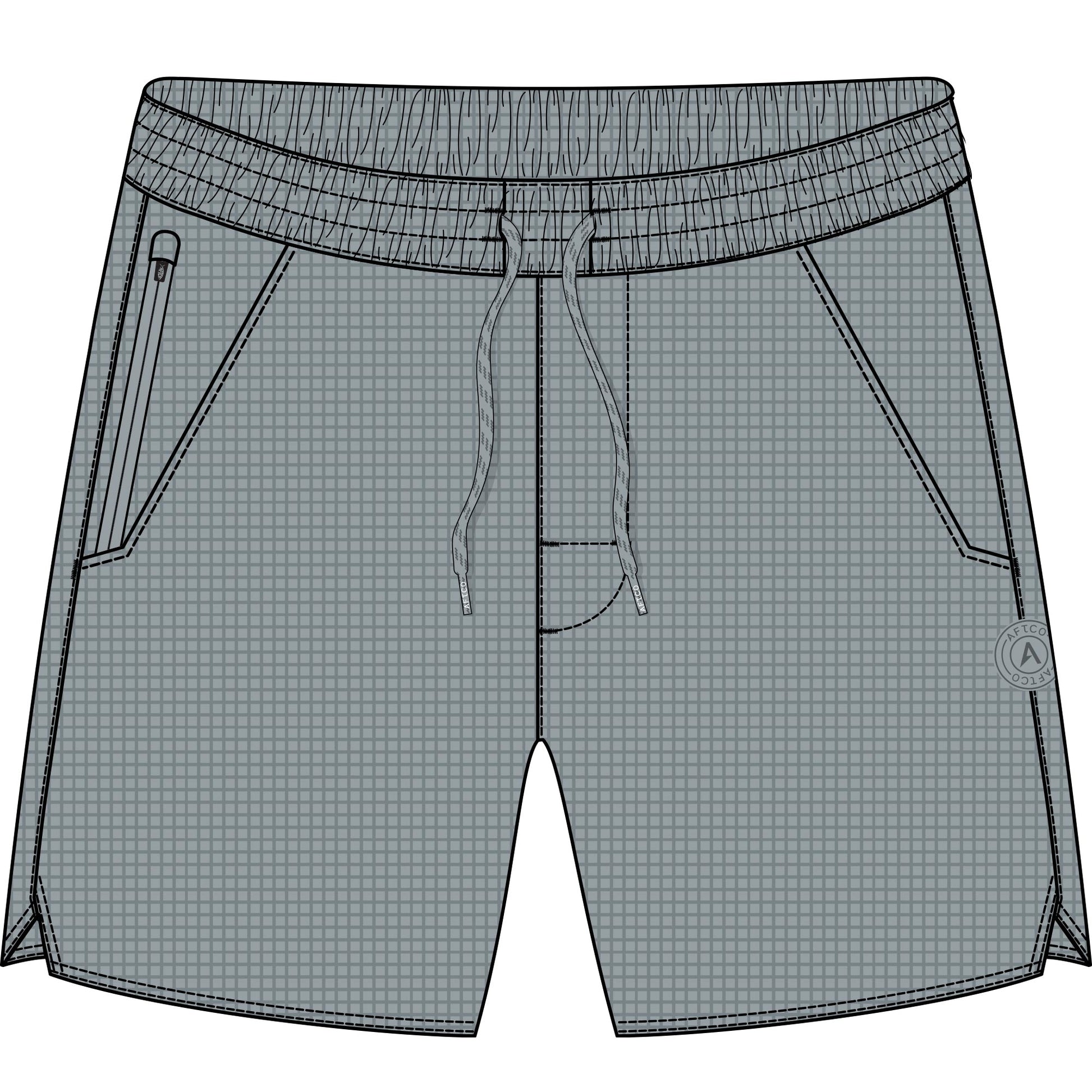 Aftco Swiftwater Shorts Harbor Grey Aftco