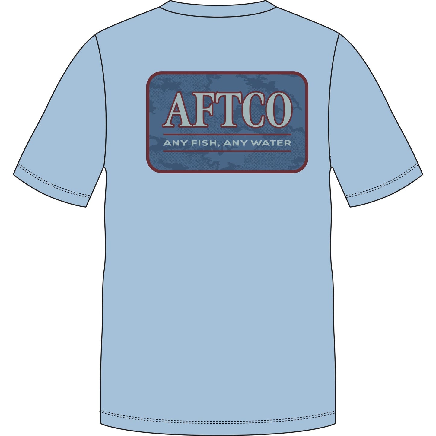 Aftco Undercover UVX SS Airy Blue Heather Aftco