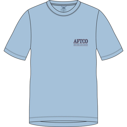 Aftco Undercover UVX SS Airy Blue Heather Aftco
