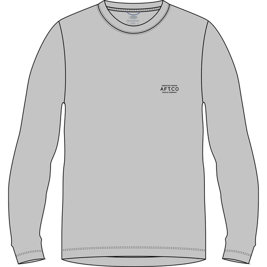 Aftco Athletic Heather Shield UVX LS Athletic Heather Aftco