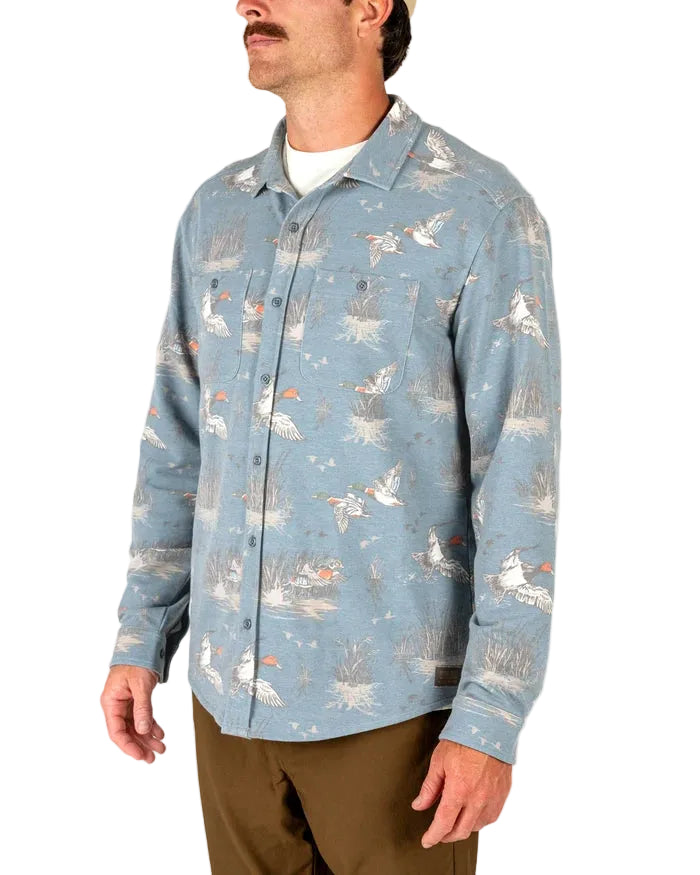Marsh Wear Fireside Overshirt Goblin Blue Marsh Wear