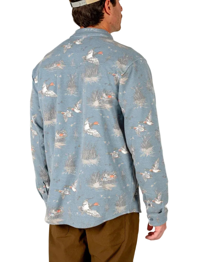 Marsh Wear Fireside Overshirt Goblin Blue Marsh Wear