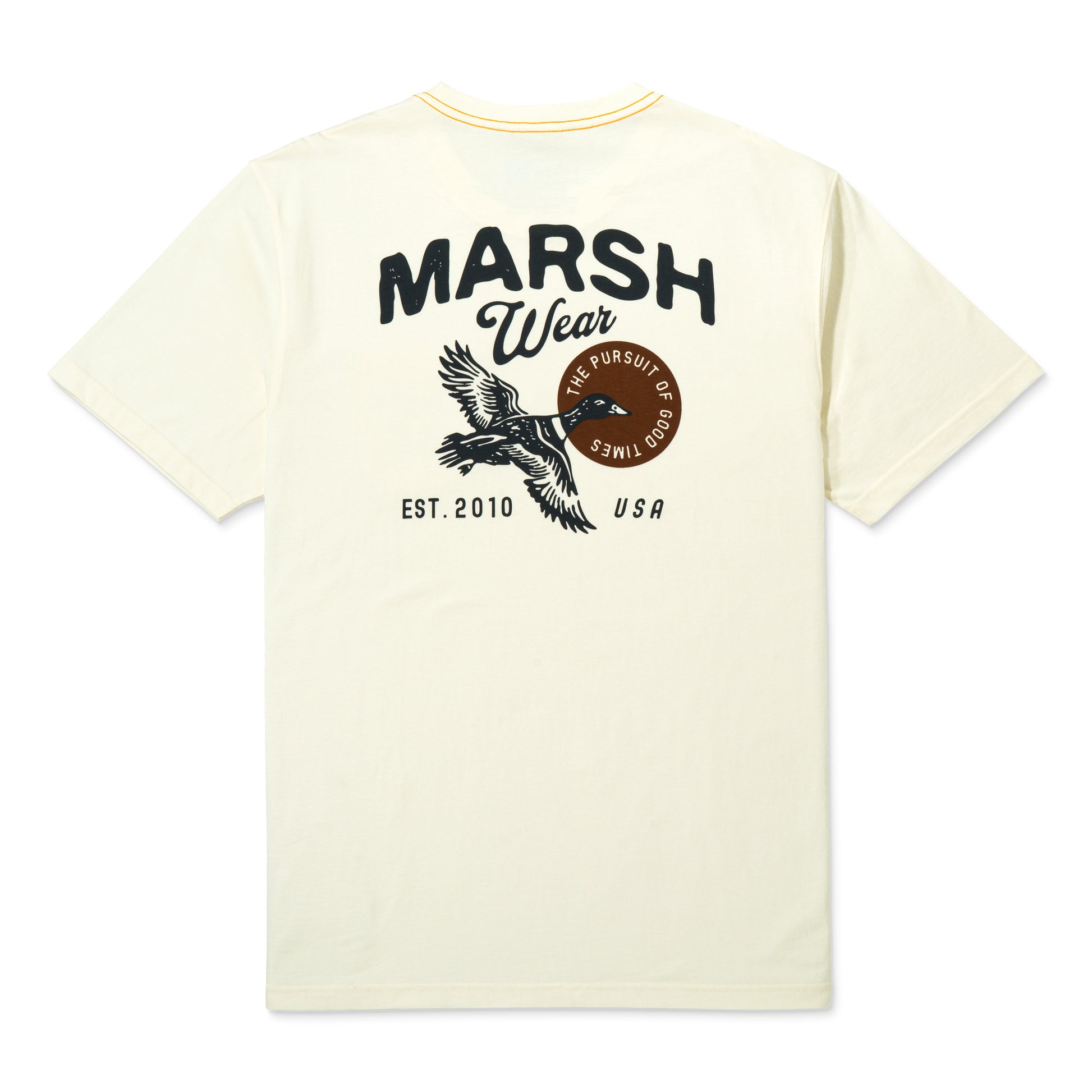 Marsh Wear High Flyer Short Sleeve Vintage White Marsh Wear