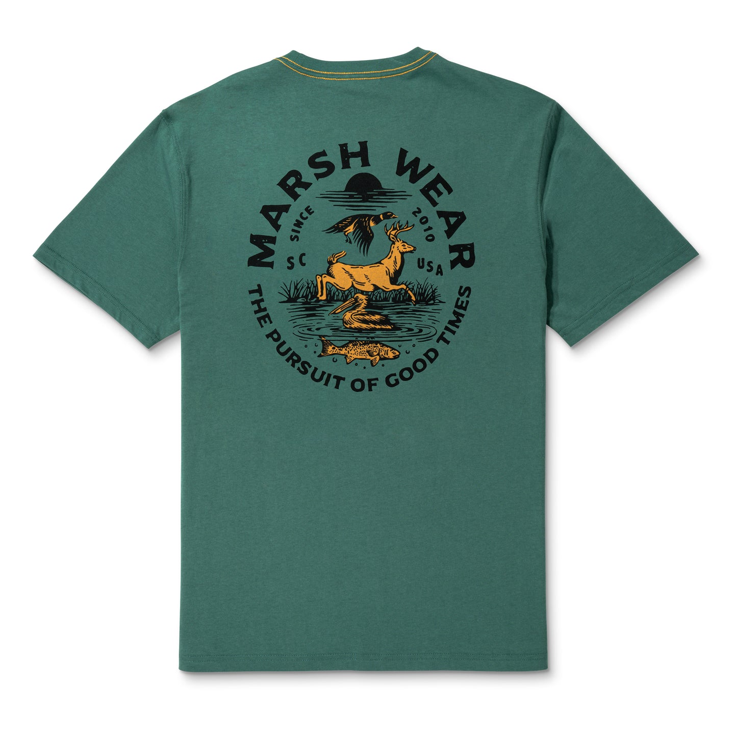 Marsh Wear Natural Resources Short Sleeve Mallard Green Marsh Wear