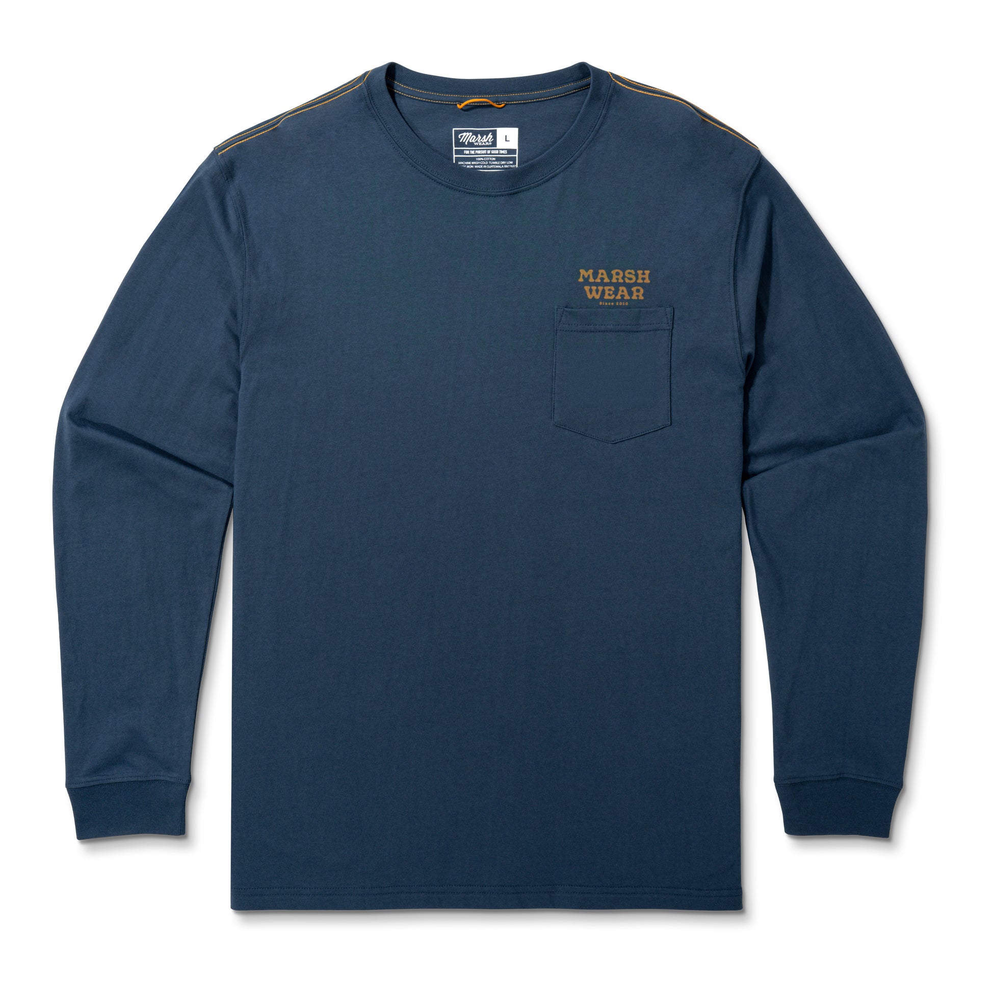 Marsh Wear Outfitter Long Sleeve Dark Denim Marsh Wear