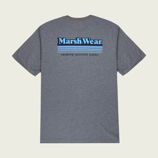 Marsh Wear Gradient - Stel Heather Shirt