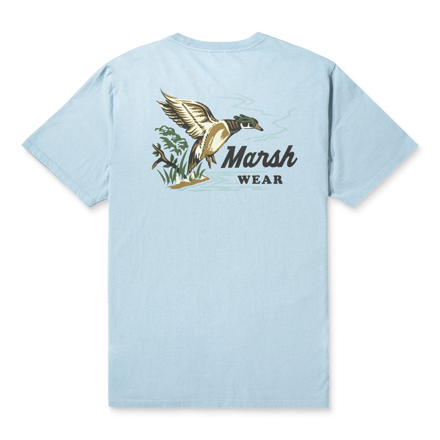 Marsh Wear Heritage Wood Short Sleeve Dusty Blue Marsh Wear