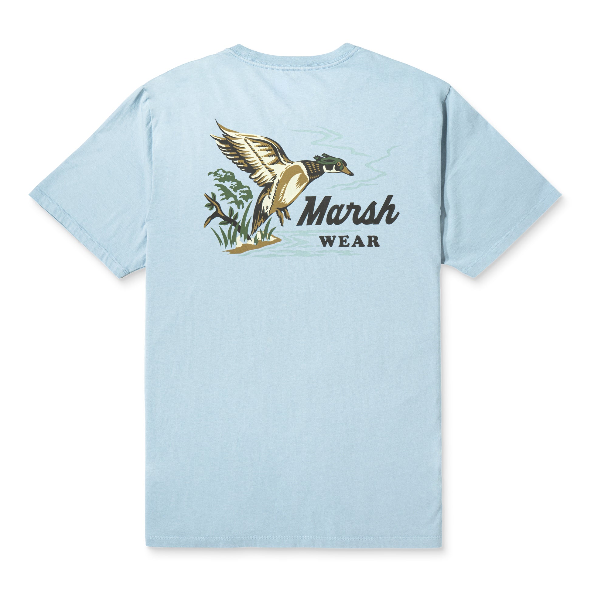 Marsh Wear Heritage Wood Short Sleeve Dusty Blue Marsh Wear